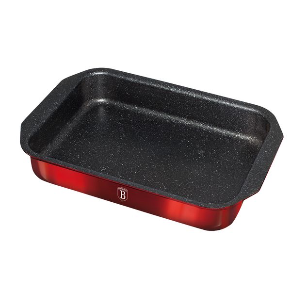 Berlinger Haus 35cm Marble Coating Baking Tray - Burgundy Metallic