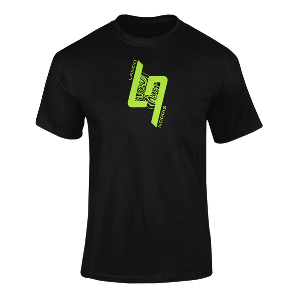 Bufftee McLare F1 Racing L4NDO Norris T-shirt Helmet Inspired Motorsport