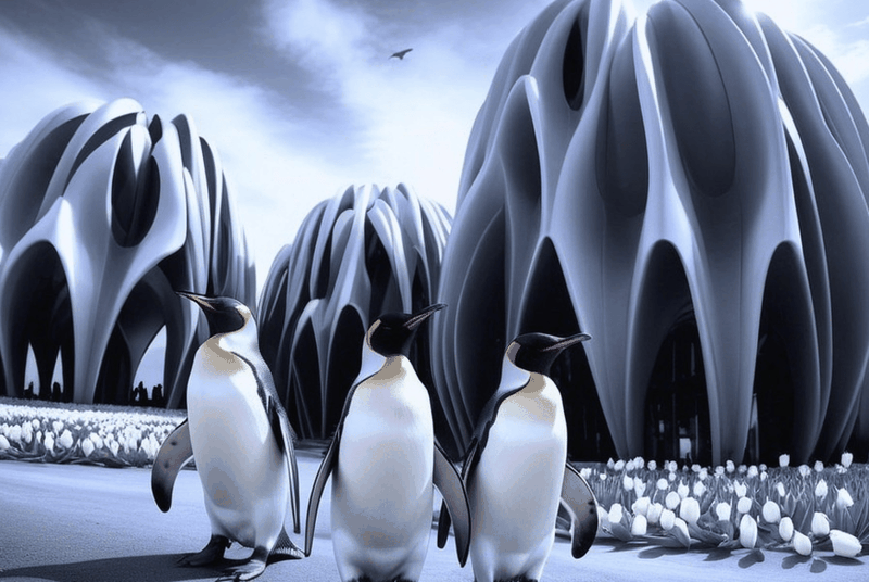 Canvas Wall Art Home Decor - Cool Penguins