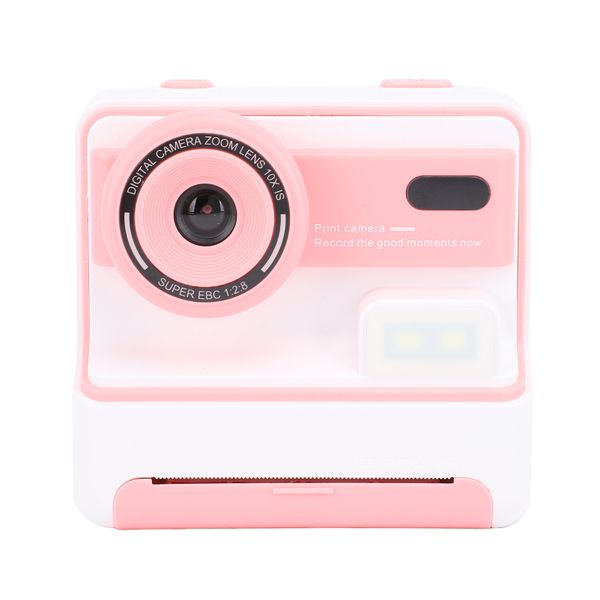 Pink Instant Print Camera For Kids