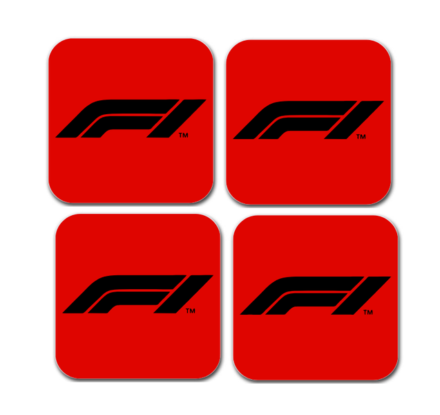 Formula 1 Wooden Coaster Set