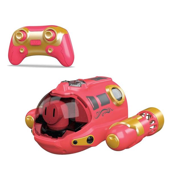 2 4G Spray Remote Control Boat Children'S Water Toys-Red