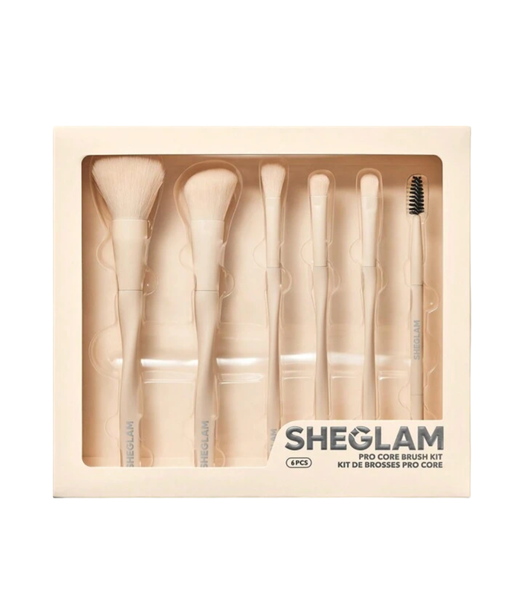 SHEGLAM 6-Piece Luxury Pro Core Make Up Brush kit
