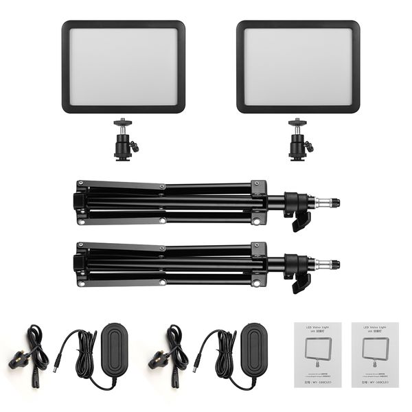 Andoer 2-Pack Light Panel Kit