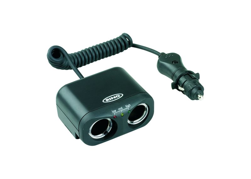 Twin Multi Socket with Battery Analyser