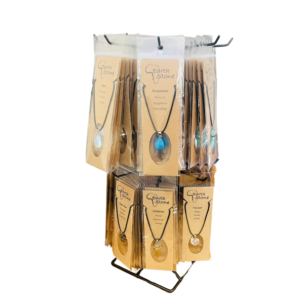 Earth Stone Collection 96 Piece Stand