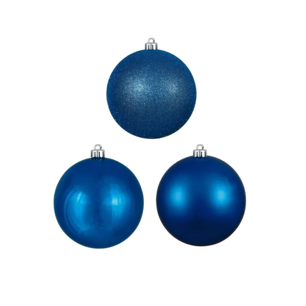 Christmas Baubles Mix - 40mm (Pack of 12)