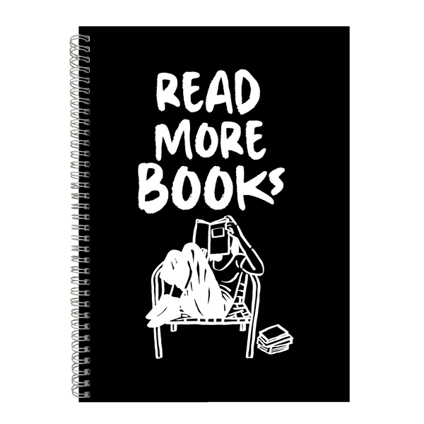 Read More Books Writing Notepad Gift Idea for Book Readers A4 Notebook 402