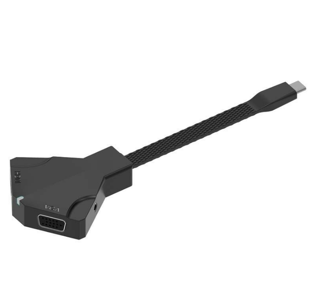 Type C To 4K HDMI (UHD) + VGA + Audio Adapter