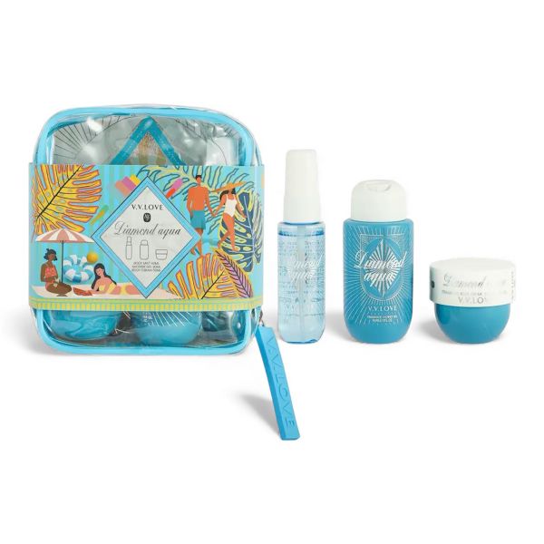 V.V.LOVE Diamond Aqua Fragrance Body Mist &amp;Fragrance Lotion &amp; Shower Gel