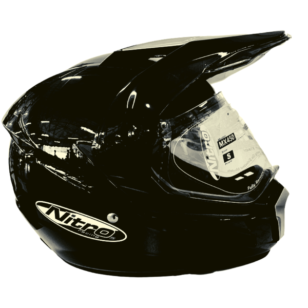 Nitro MX450 Black Helmet
