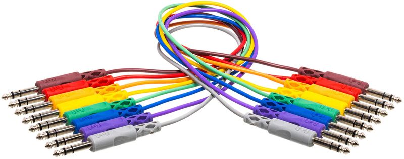 Hosa Balanced Patch Cables 1/4 TRS to Same