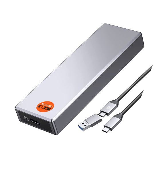 Aluminum Enclosure M.2 PCIe NVMe M-Key 2230/2242/2260/2280 SSD - 10Gbps