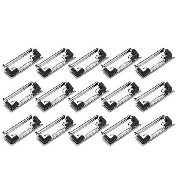 50 Pcs Clipboard Clip Can Be Installed Hard Board Clip Metal Clip
