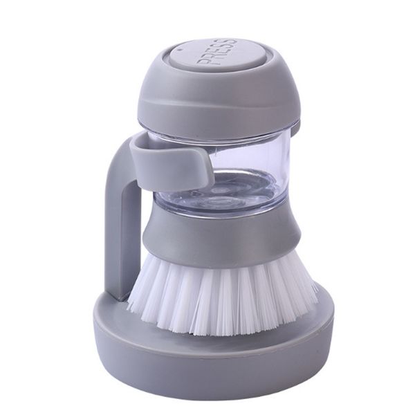 Multi-Use Cleaning Brush with Soap Dispenser and Stand IH-8