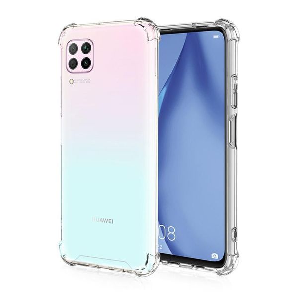 Clear Pouch Gel Case Back Cover for Huawei P40 Lite