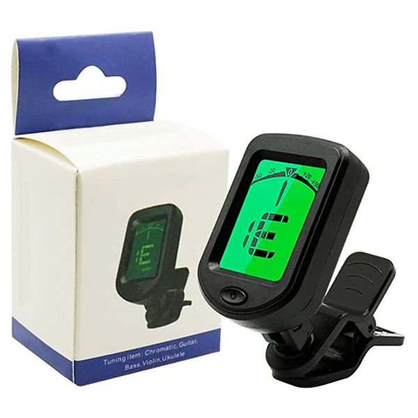 Professional Clip-on Guitar Tuner for Acoustic/Electric Guitar, Ukulele, V