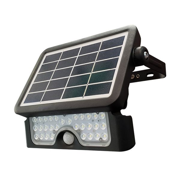 Floodlight Solar LED 5W 6000K Black