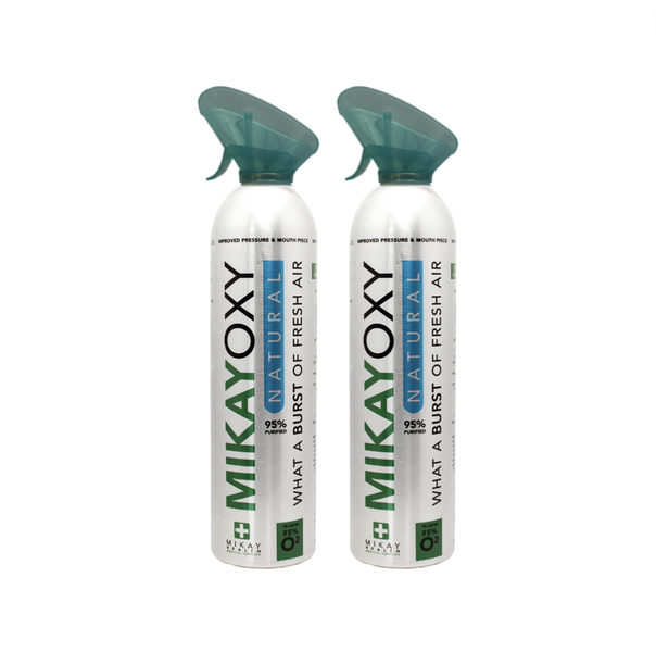 MikayOxy 95% Oxygen 18L x 2 (Duo Pack)
