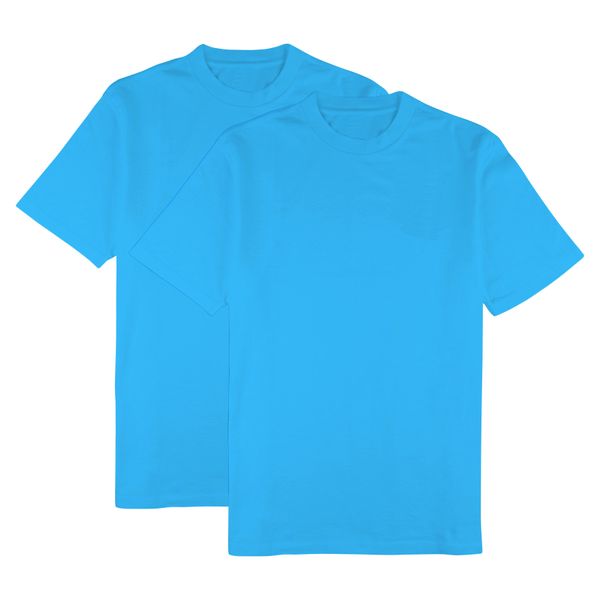 Pappa Joe - Men's Basic T - Sky Blue (2 Pack)