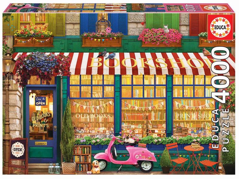 Educa Vintage Bookshop 4000 Piece Puzzle