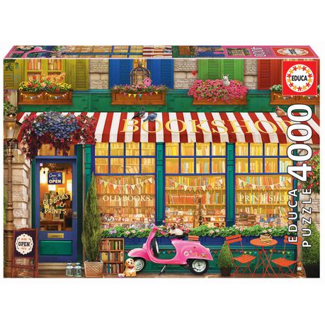 Educa Vintage Bookshop 4000 Piece Puzzle Image