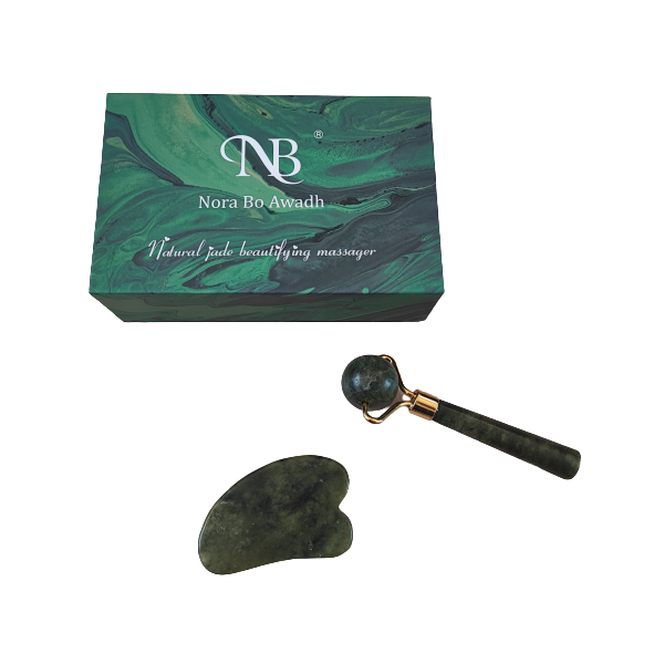 Nora Bo Awadh Jade Facial Roller &amp; Massager