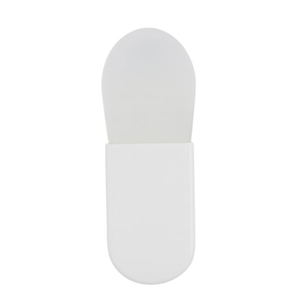 Silicone Tongue-Shaped Facial Mask Applicator Spatula - White