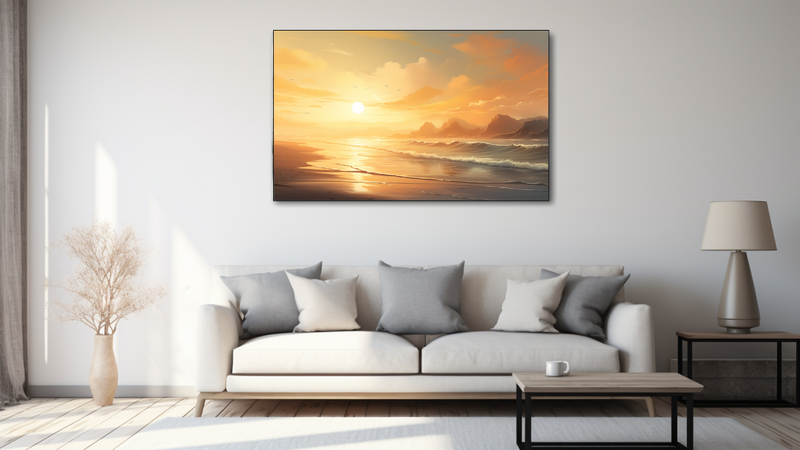 Sunset Solitude Abstract - Mt0519 image