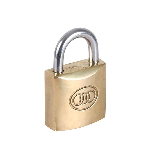 Tri-Circle Brass Padlock 38mm KA