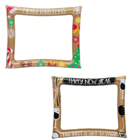 2 sided Christmas Inflatable Photo Frame Prop For Selfie | Shop Today ...