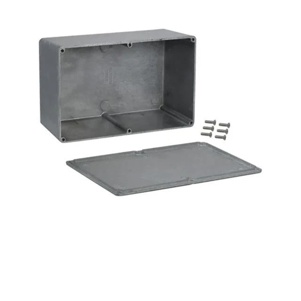 1590E Diecast Aluminium Enclosure 188×120×82mm Unpainted IP54 Multipurpose