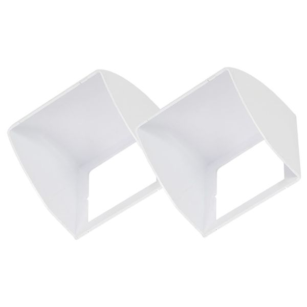 Weatherproof Charging Pile &amp; Doorbell Protective Cover White ABS Material