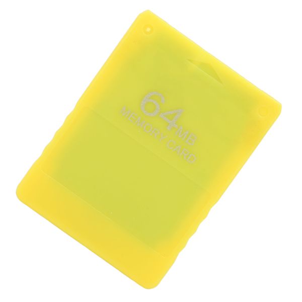 64MB Memory Card FMCB1.966 Compatible with PS2 Yellow