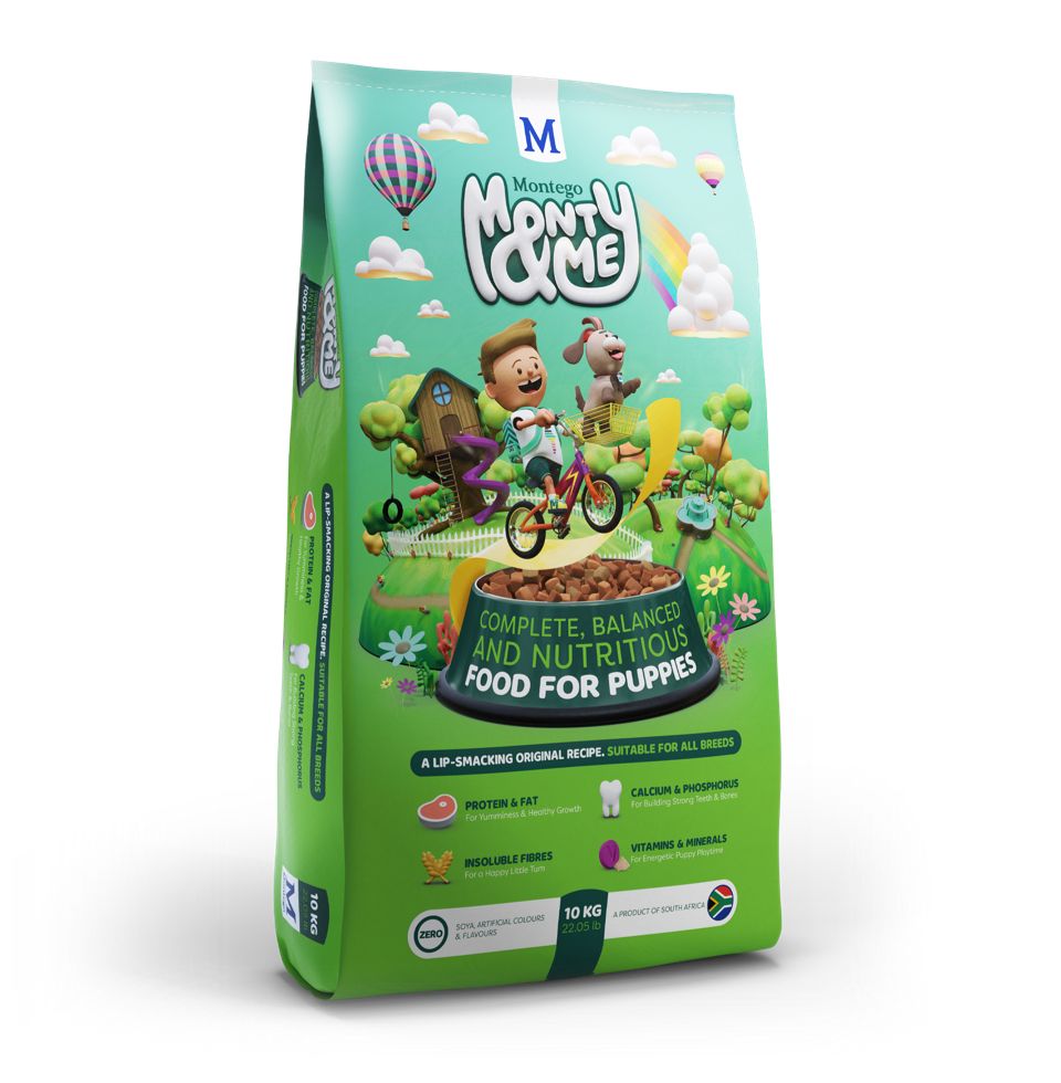 Montego Monty and Me Puppy Dog Food 25kg Large Bite Buy Online in