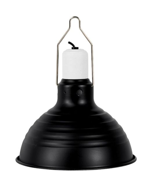 REPTIZOO Reflecting deep dome lamp fixture (8x8in/Max.150W)