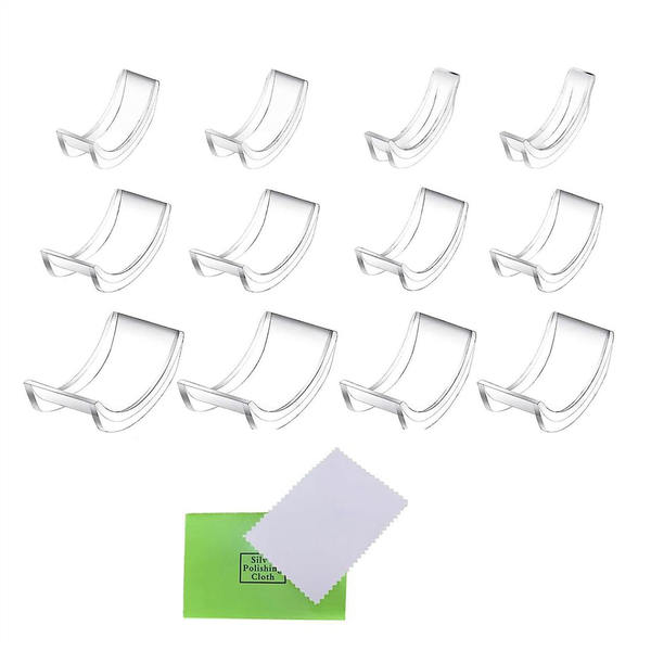 12 Pcs Invisible Ring Size Adjuster for Loose Rings Ring Adjuster