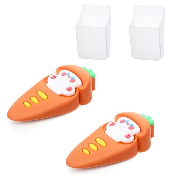 2 Pcs Rabbit Door Stopper , Fun Cute Cartoon Floor Decorations Accessories