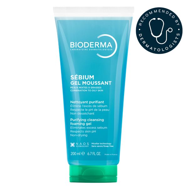 BIODERMA Sébium Gel Moussant Face &amp; Body Wash for Oily Acne-Prone Skin 200ml