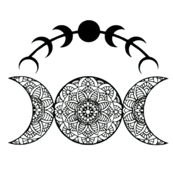 2 Piece Phases of the Moon Wall Art