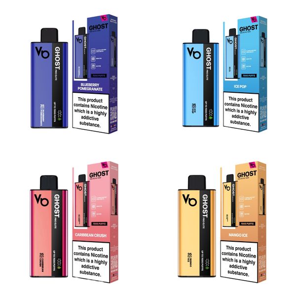 Ghost Pro Elite Vapesbar 7000 Puffs Vape - Variety Combo (Pack of 4)