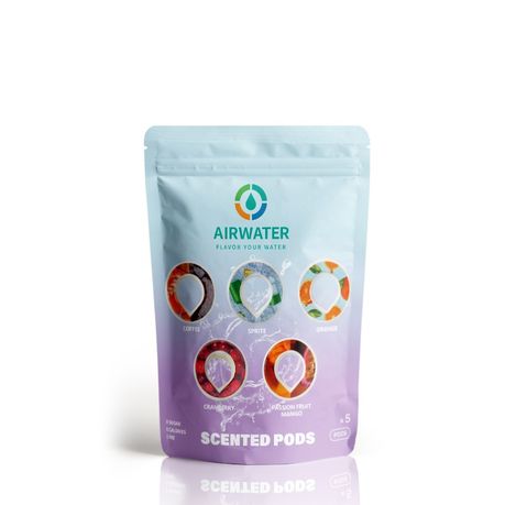 Airwater- 5 Pack Flavoured Scent Pods for Airwater Bottle Image