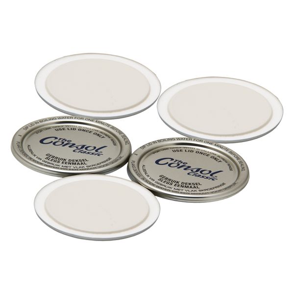 Consol Preserve Jar Dome Lids For 500Ml &amp; 1L, 5 Piece