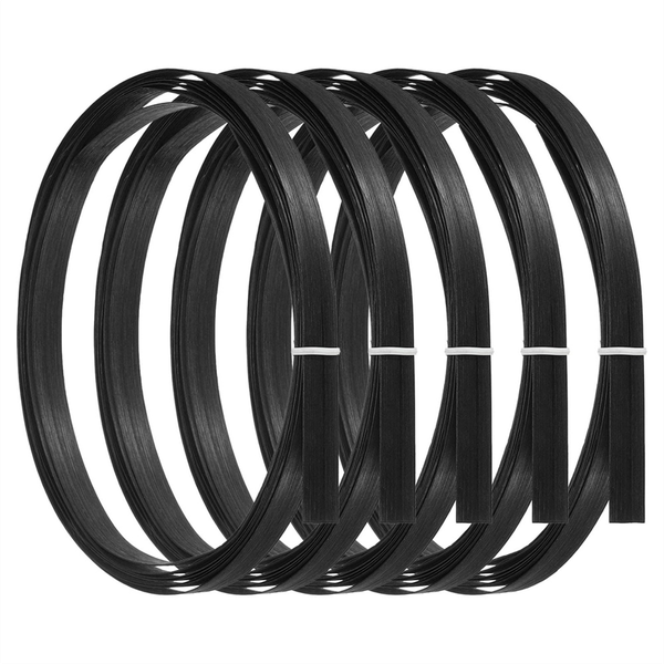 Bamboo Strips for Weaving,Thin Flat Wicker Rattan Cane Reed,Black