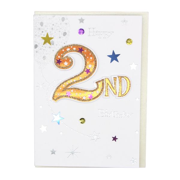 Happy 2nd Birthday card