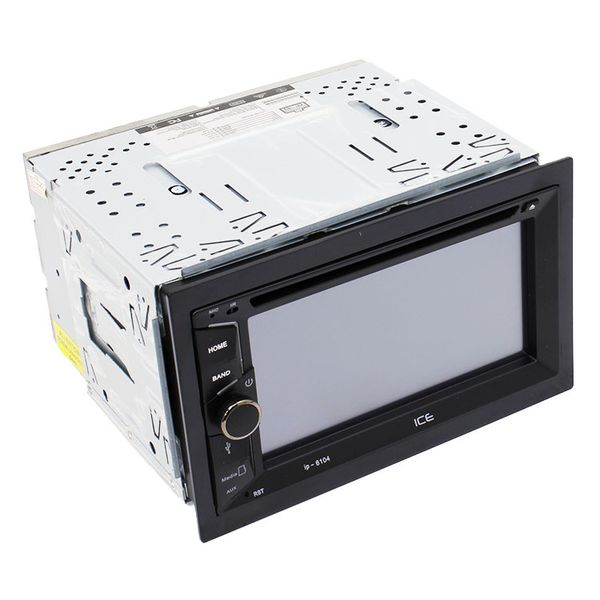 Ice Power IP-6104 Double Din DVD System with Bluetooth, USB
