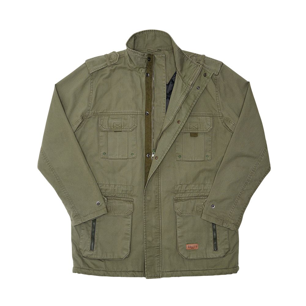 Salty - Men's Safari Jacket - Olive | Shop Today. Get it Tomorrow ...