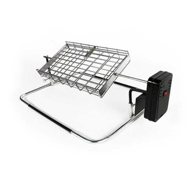 LK's - Flat Basket Rotisserie including motor - Chrome