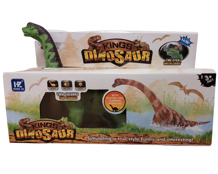 Dinosaur that Walks, Makes ab Sound and Eyes with Light.