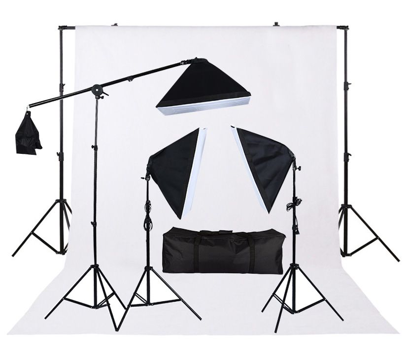 Studio Lighting andbackdrop set 405W Buy Online in South Africa